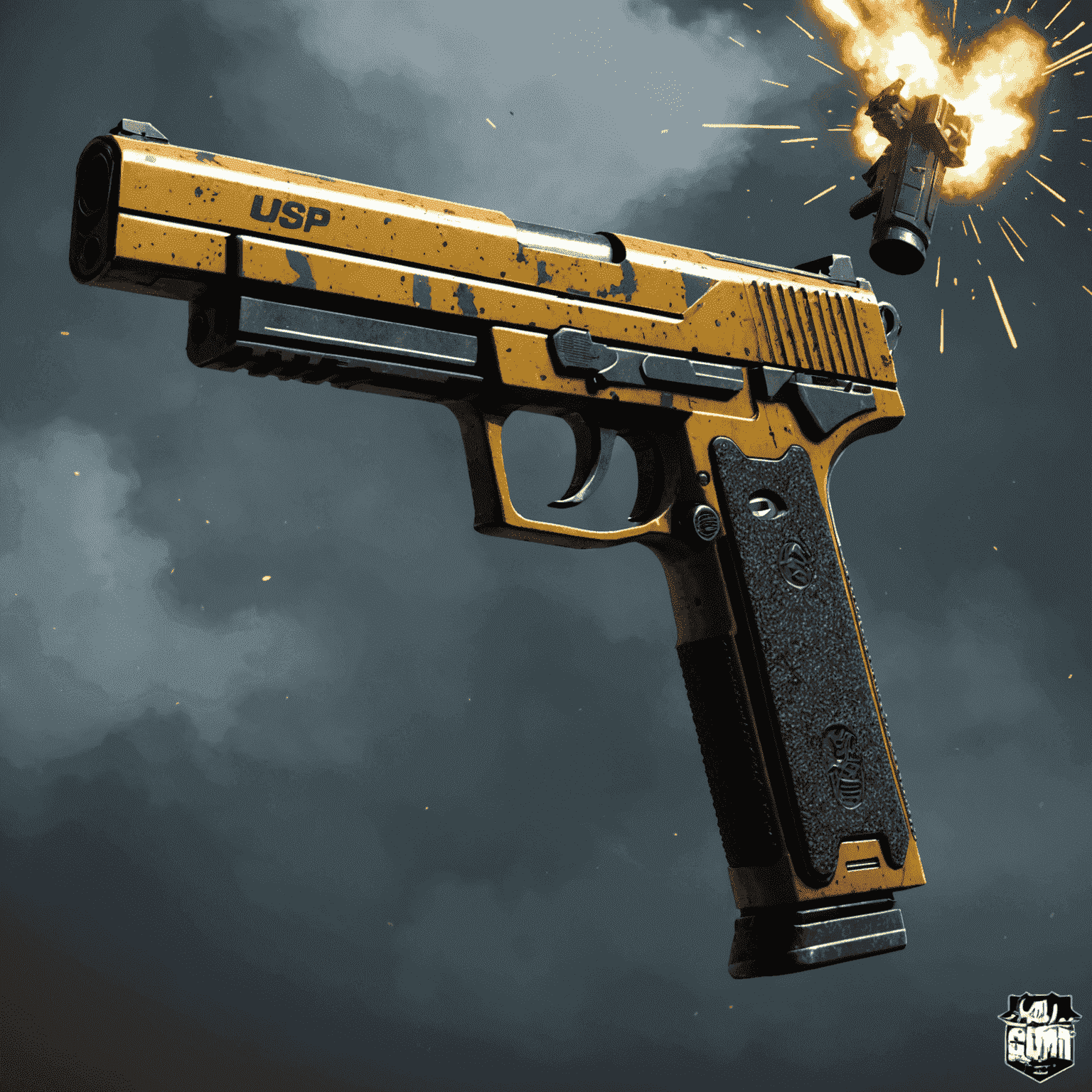 USP-S Kill Confirmed skin with a comic-style explosive design